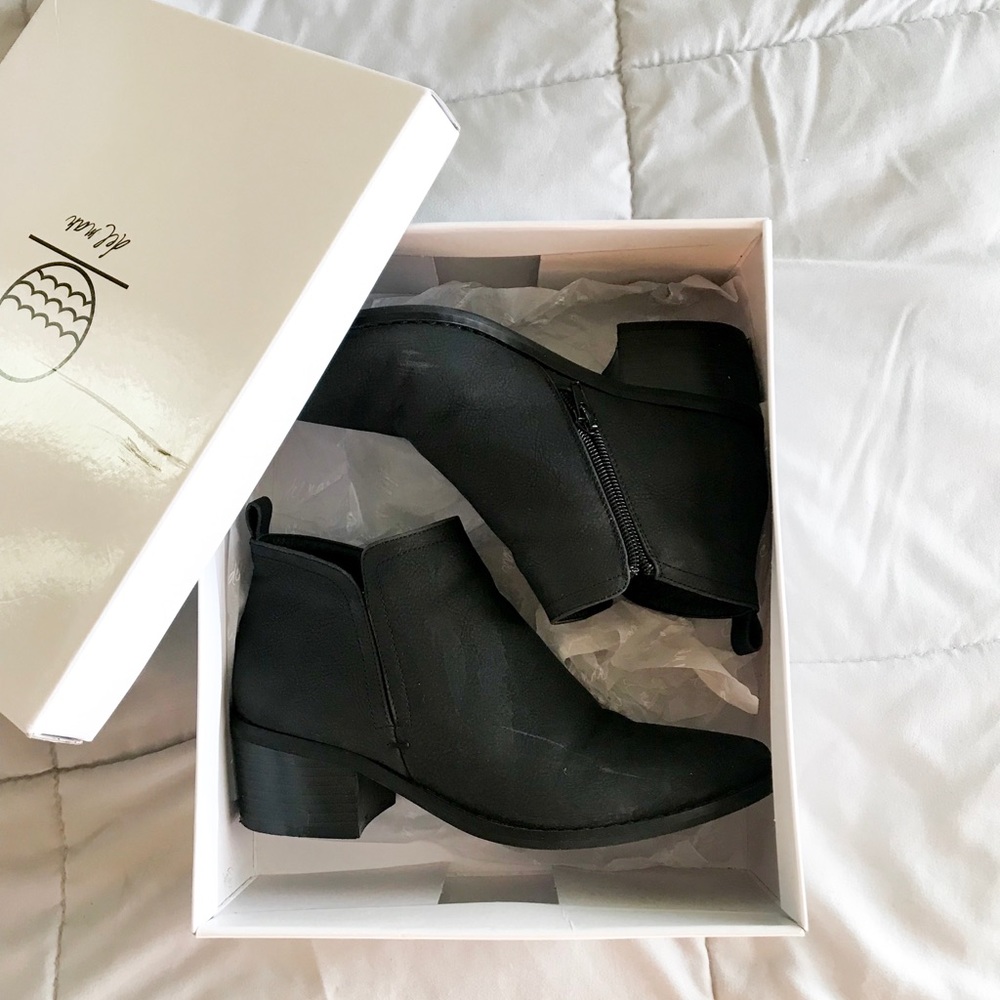 Black booties